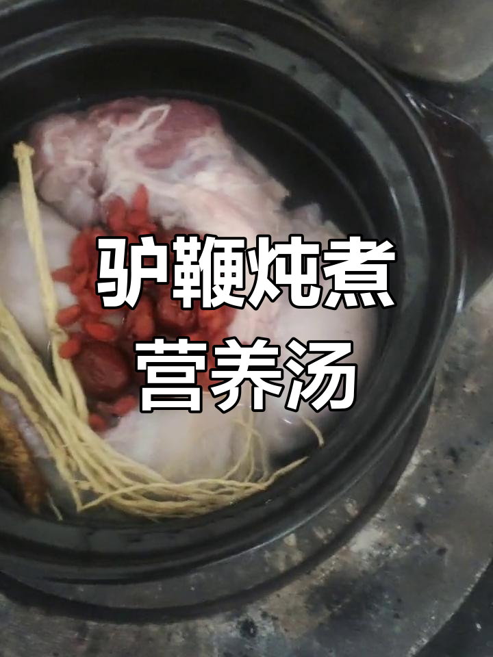 砂锅炖驴鞭,滋补养生汤