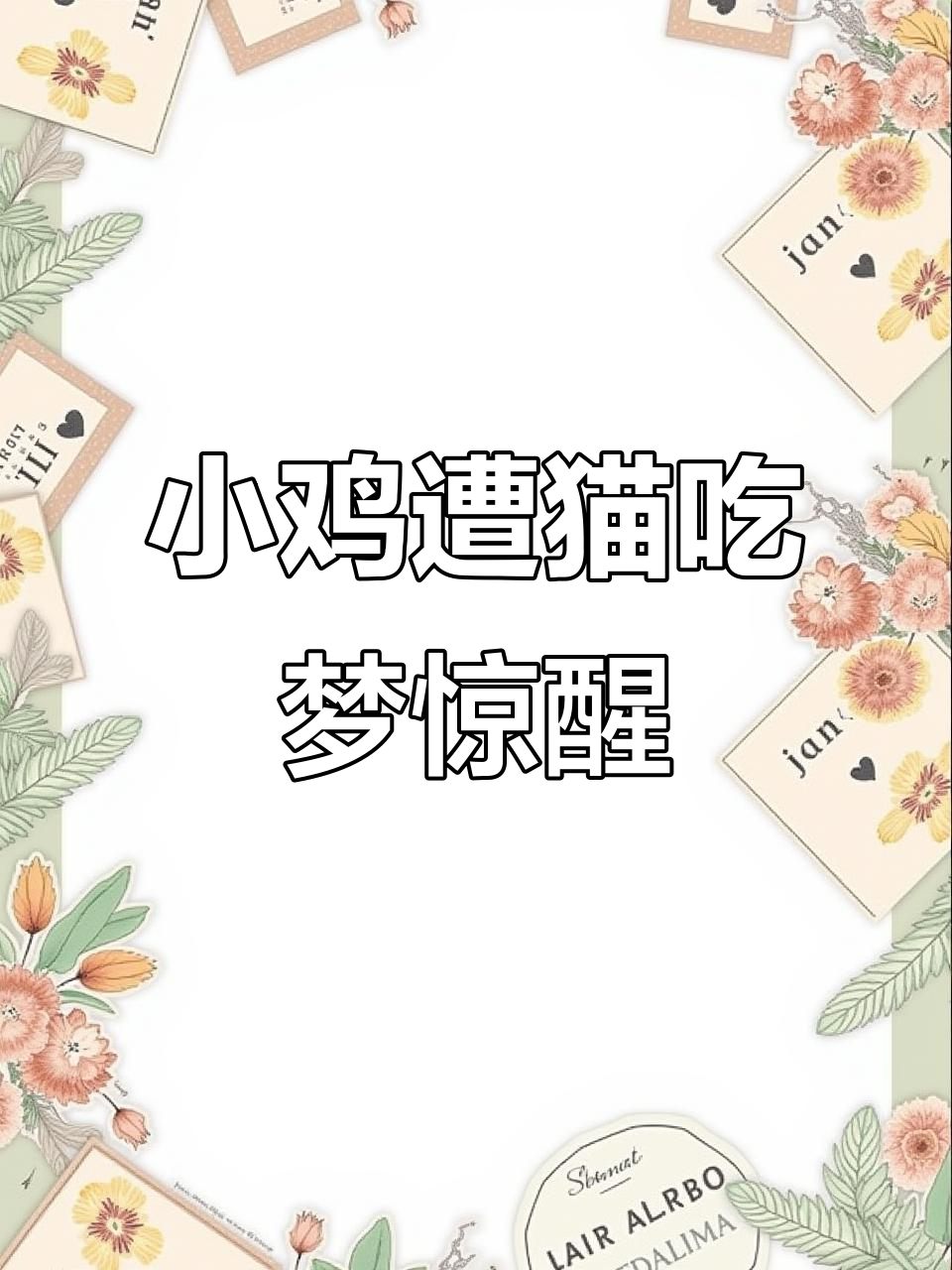 梦见小鸡被猫吃掉,心里有点慌张