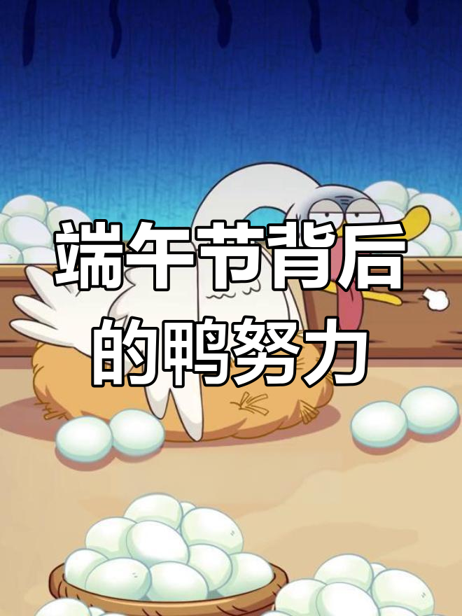 端午吃鸭蛋,背后是鸭子们的辛勤劳动