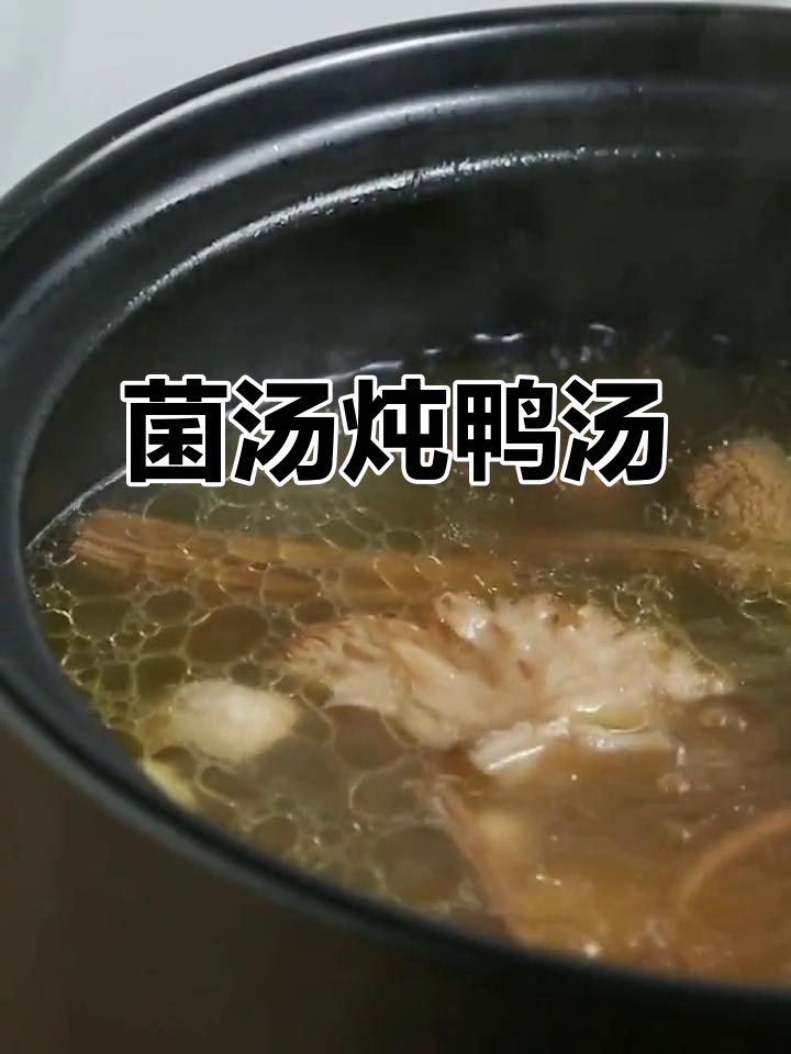 猴头菇姬松茸鸭汤,滋补又美味!
