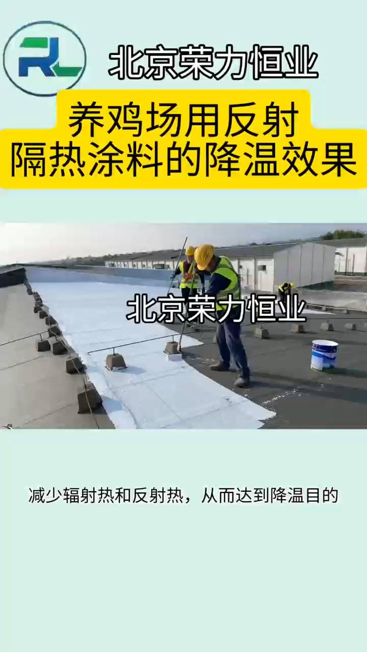 养鸡场用反射隔热涂料的降温效果