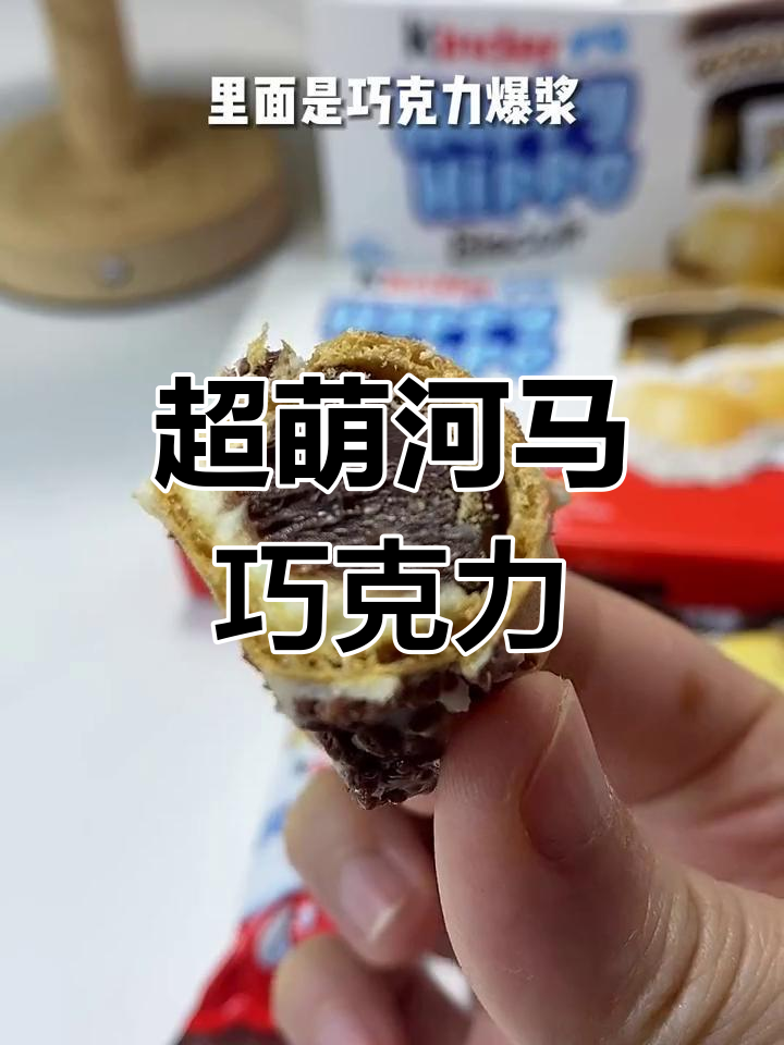 可爱河马巧克力,萌态十足!