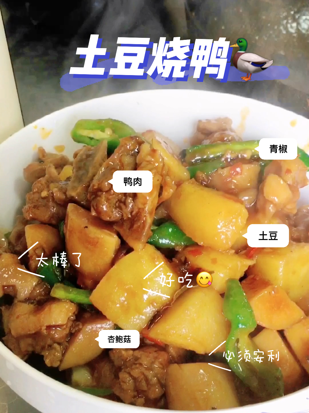 家常川菜|这样做土豆烧鸭真的绝了