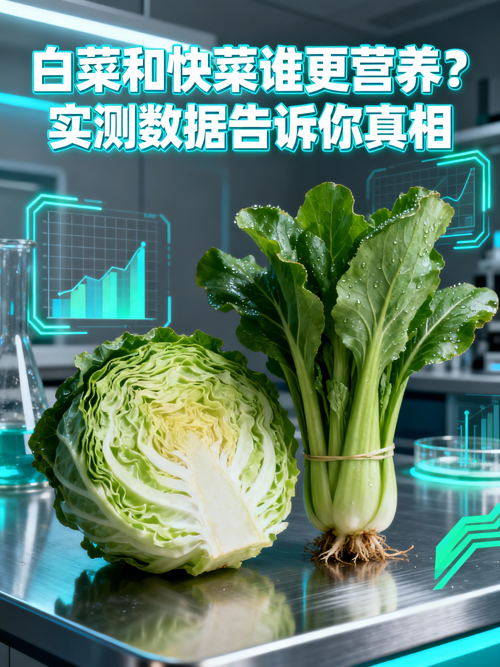 白菜和快菜谁更营养?实测数据告诉你真相