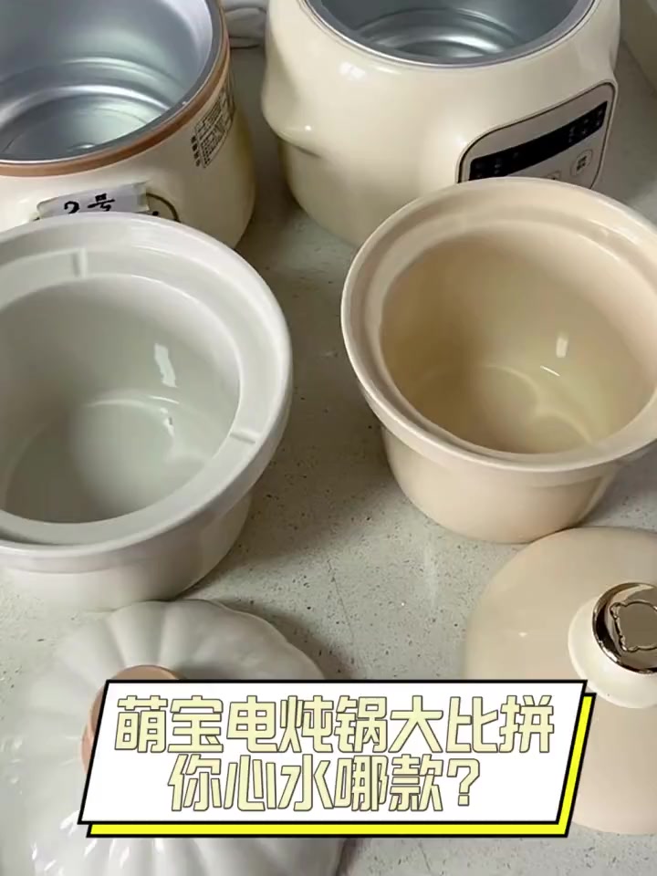 萌宝电炖锅大比拼,你心水哪款?