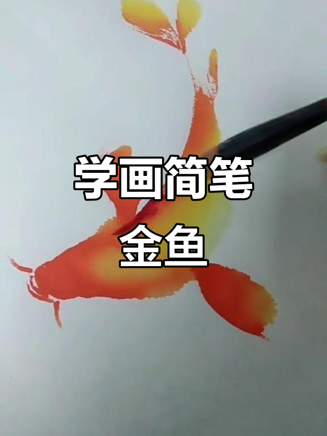 轻松学画金鱼,步骤简单又有趣