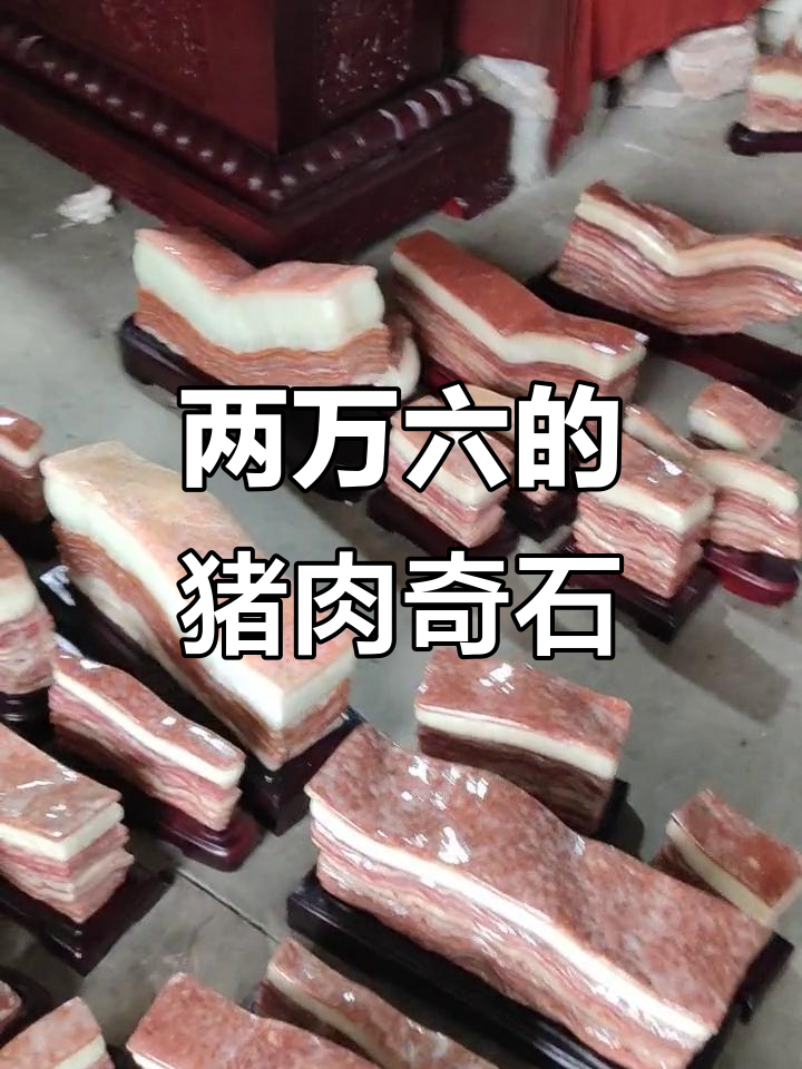 纯天然猪肉石,两万六不讲价!