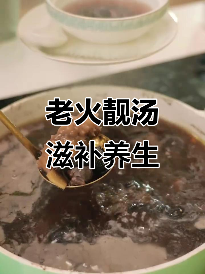 广东老火靓汤,滋补黑豆海参乌鸡汤