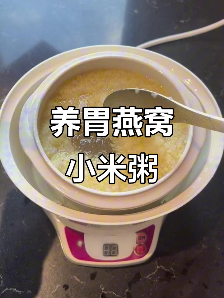 燕窝小米粥,养胃又滋补