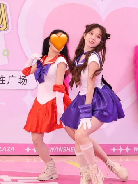 这里发一下另一个版本~祝大家和美少女一起520快乐「水饺」双马尾美少女战士|You&Me-