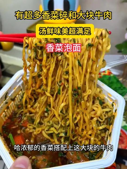 N 从小吃到大的康师傅牛肉面这次不再是图片仅供参考,更有超多香菜碎和大块牛肉,汤鲜味美超满