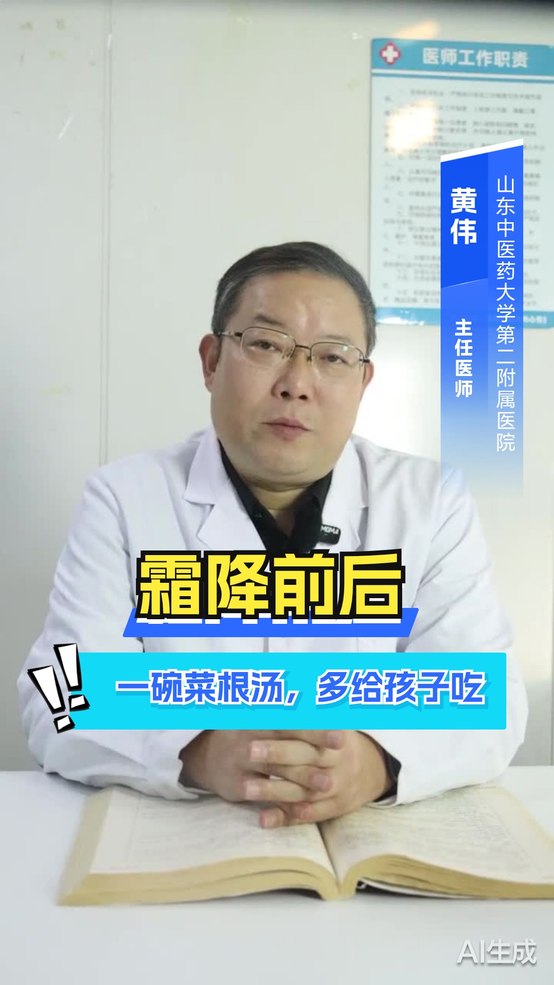 霜降前后，一碗菜根汤，多给孩子吃