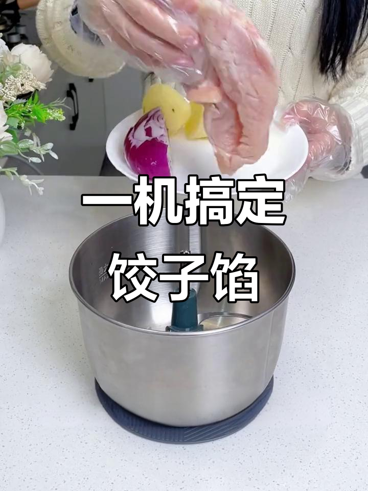 摩飞绞肉机,包饺子更轻松!一键搞定食材准备