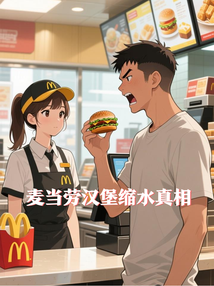 麦当劳汉堡小如马卡龙?官方回应来了,消费者不买账的真相藏不住了