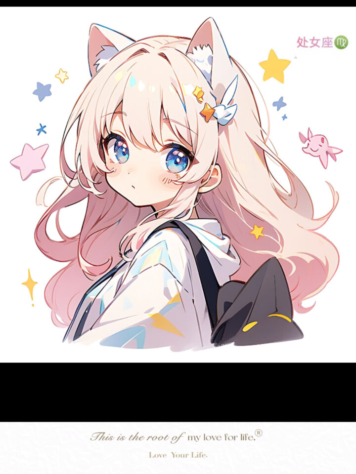 十二星座仙女可爱动漫头像