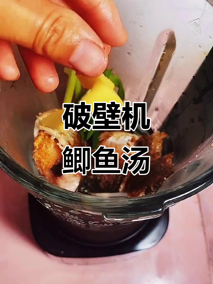 破壁机版鲫鱼汤,滋补美容又通乳