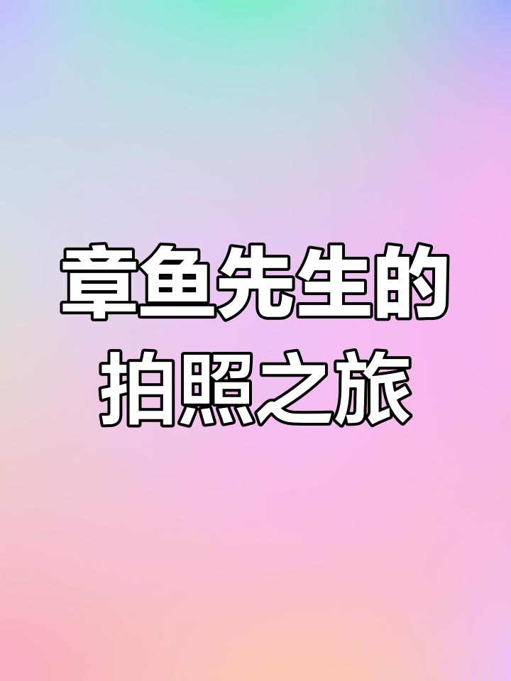 章鱼先生拍照大冒险,遇到各种动物朋友们!