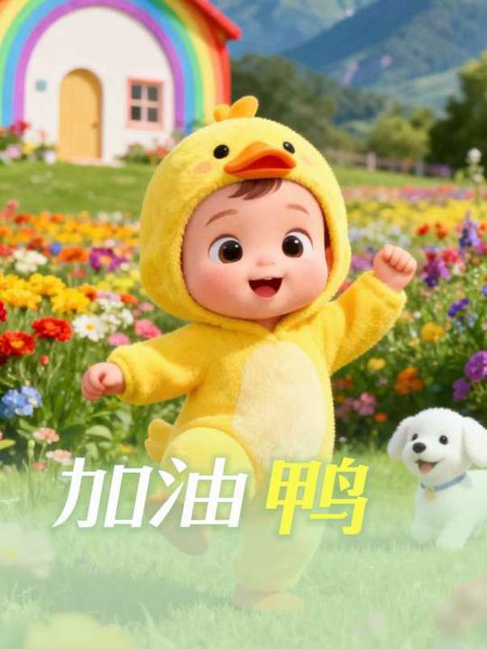 0-3岁启蒙早教儿歌《加油鸭》