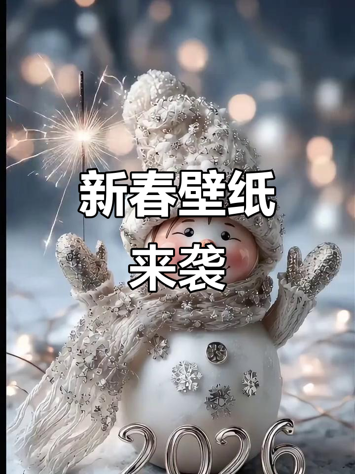 2026新年壁纸大放送,跨年氛围全掌握