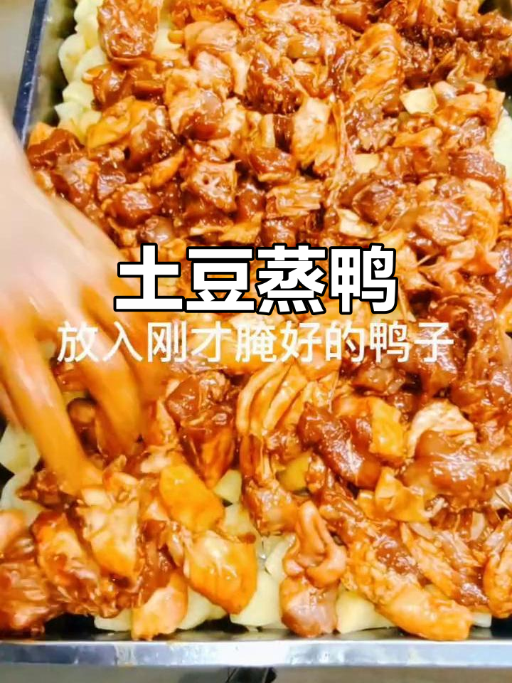 土豆蒸鸭,简单又美味下饭神器