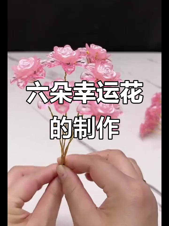 幸运花教程:打造六朵美丽花朵,简单步骤教你玩转铁丝艺术