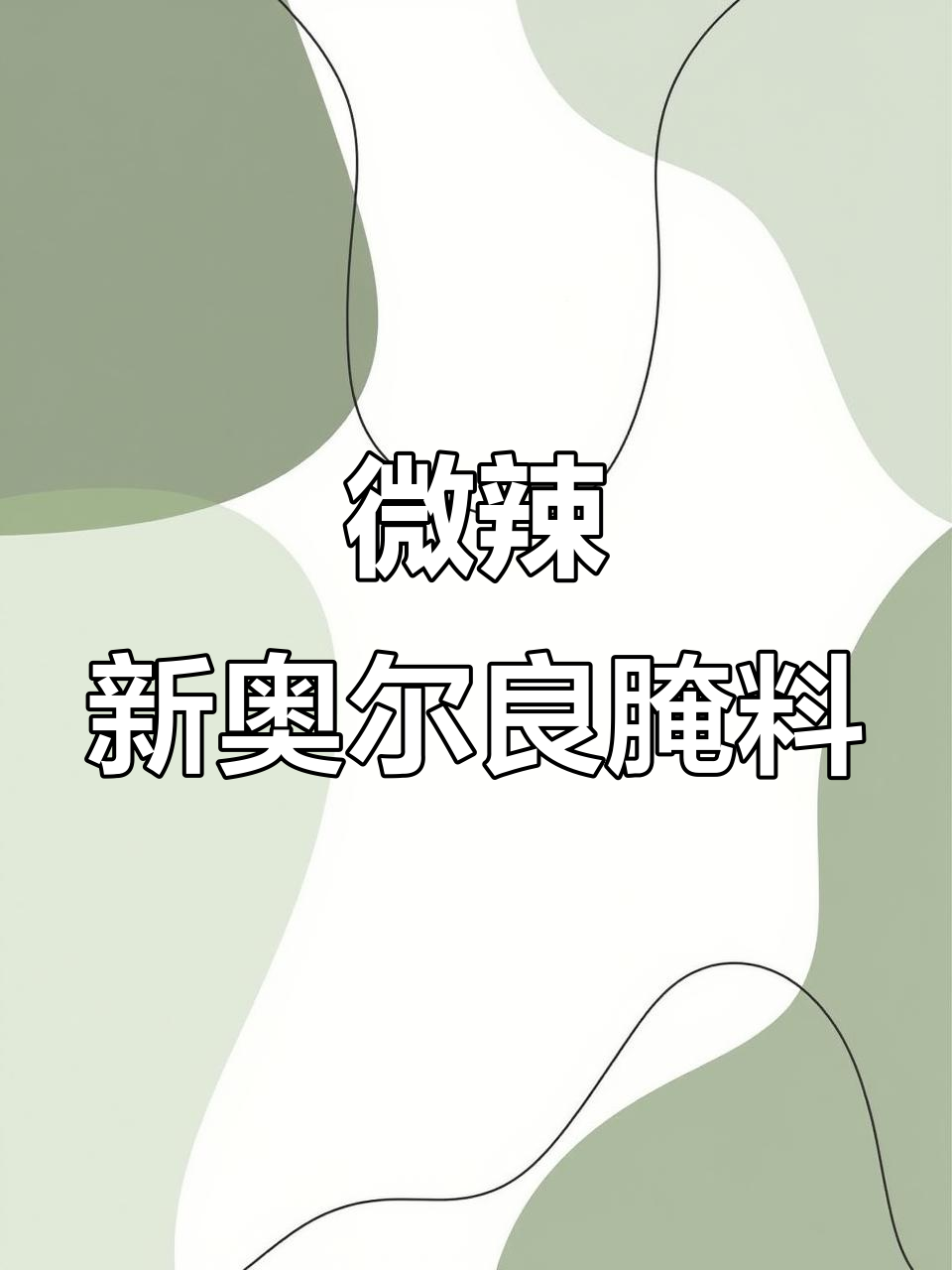 新奥尔良风味腌料,适合烤鸡翅、炸肉及烧烤