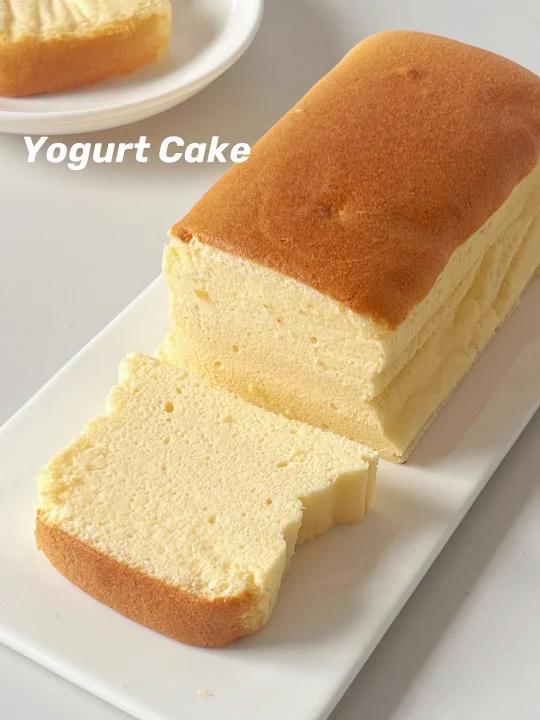 无油低卡酸奶蛋糕轻盈绵密入口即化~