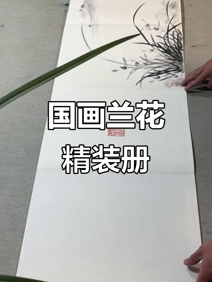 幽兰堂国画兰花册页,精美收藏