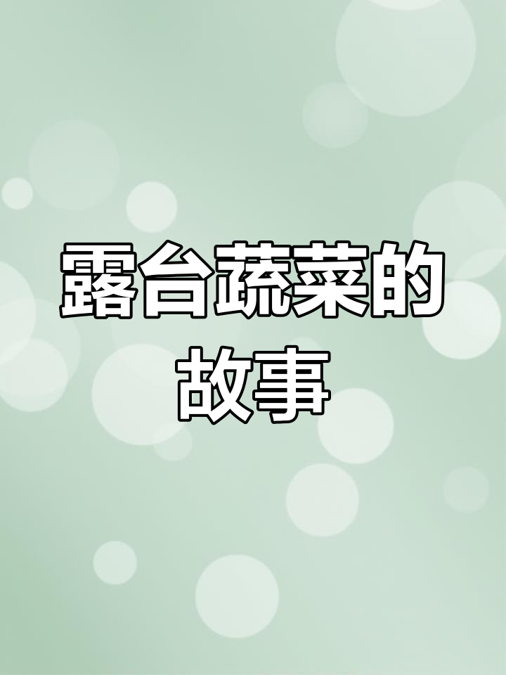 回忆与露台蔬菜的缘分,老照片里的故事