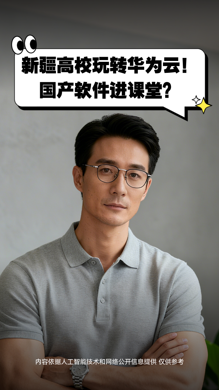 新疆高校玩转华为云!国产软件进课堂?