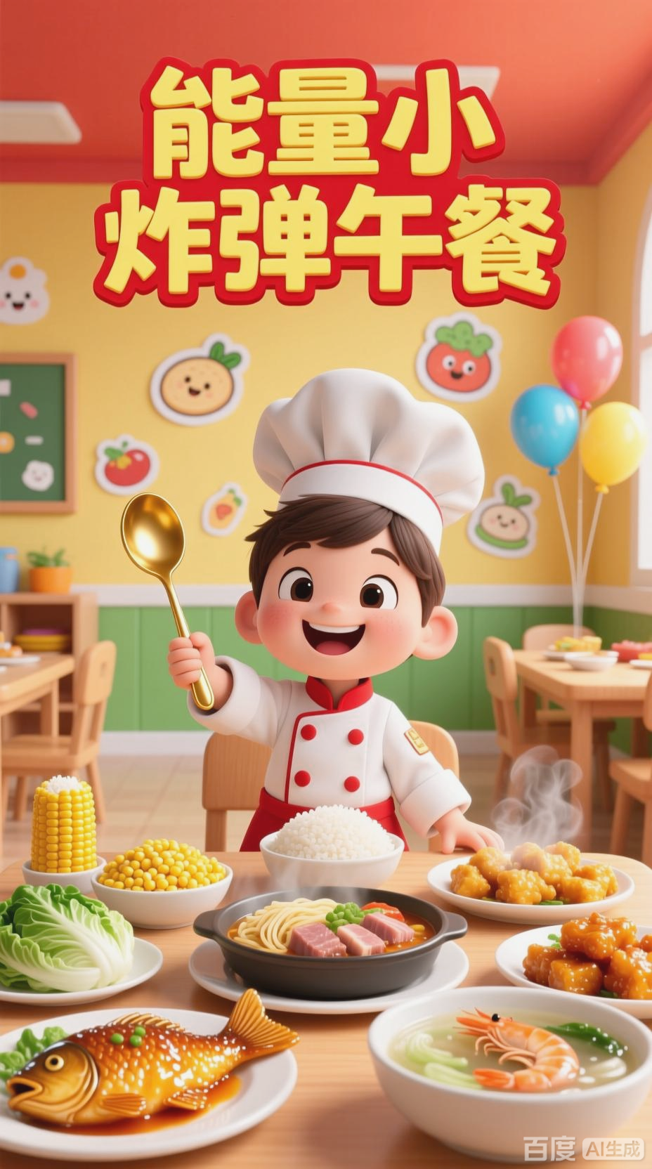 幼儿园美味午餐时光