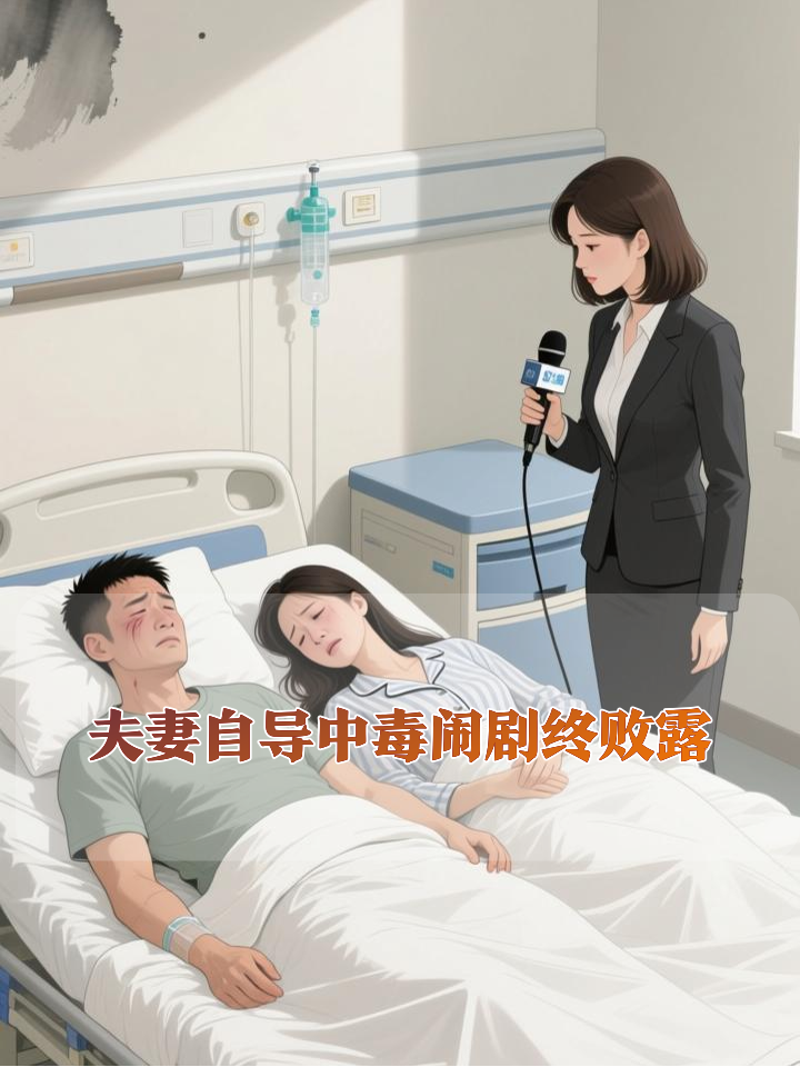 浙江网购娃娃菜中毒案夫妻早露破绽，丈夫见记者语无伦次妻子频频眨眼，微表情泄露真相，警方查出