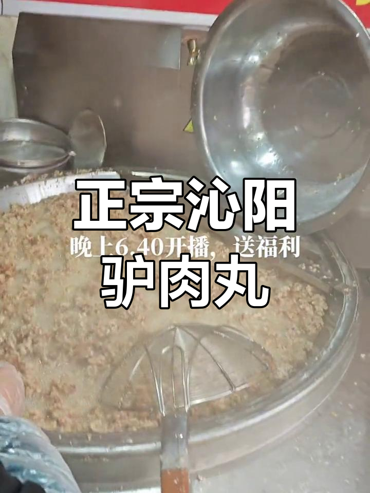 沁阳老董家驴肉丸子,手工制作,味道正宗