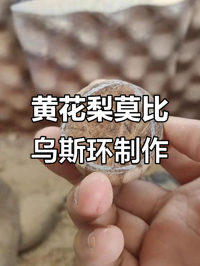 海南黄花梨莫比乌斯环吊坠雕刻全过程,寓意深刻