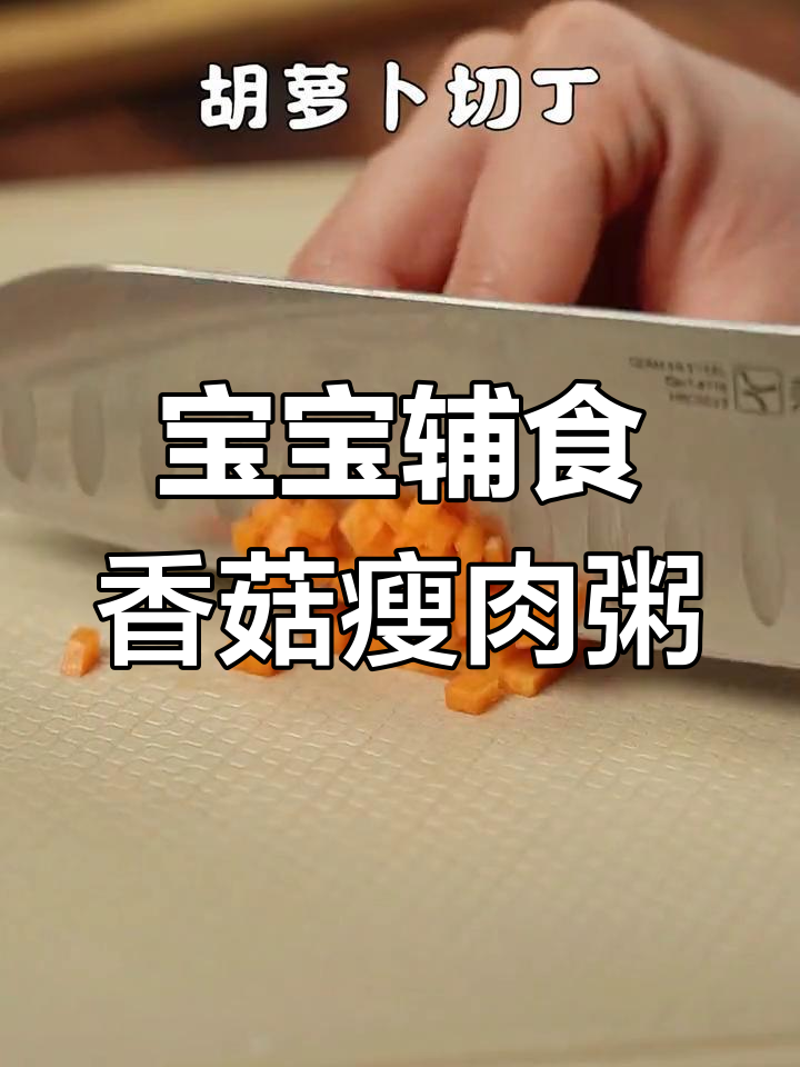 九个月宝宝辅食:营养丰富的香菇瘦肉粥