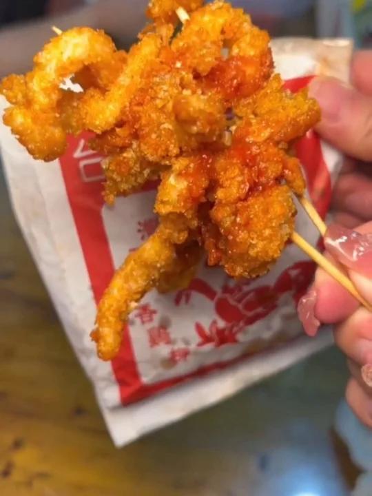 妈呀太香了 街头小吃,无骨鸡柳