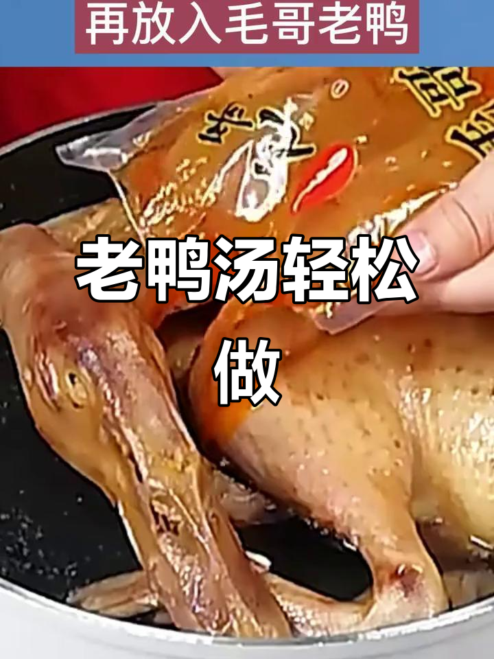 炖一锅老鸭汤，调料包让味道更赞！