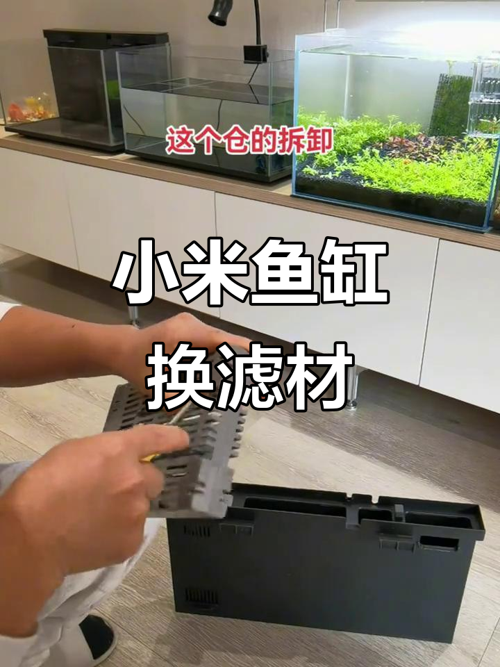 小米鱼缸2号滤材仓拆解与更换教程,轻松上手