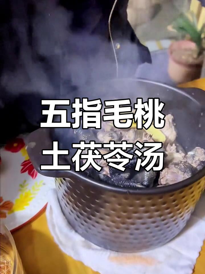 五指毛桃土茯苓汤,祛湿又滋补,炖出美味鸡汤