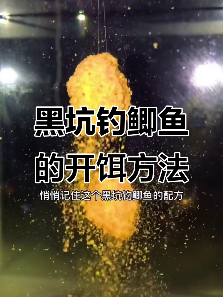 黑坑钓鲫鱼秘制开饵技巧，轻松掌握配方