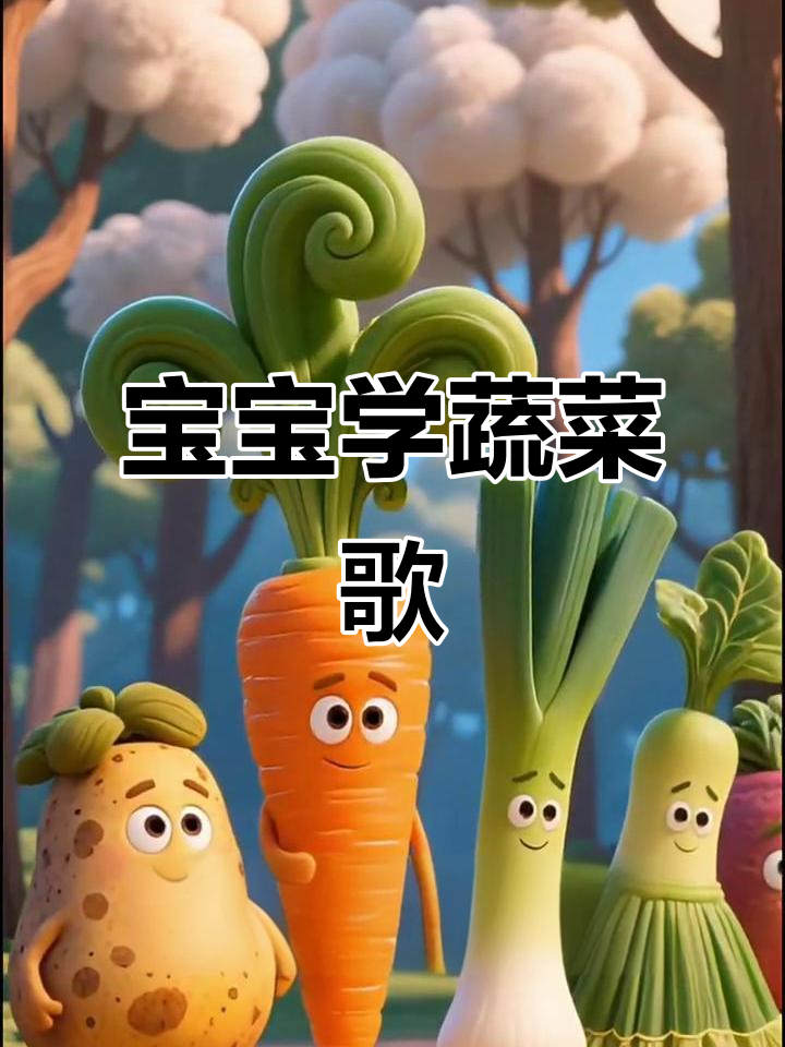蔬菜歌,宝宝早教必备,轻松学会蔬菜名称