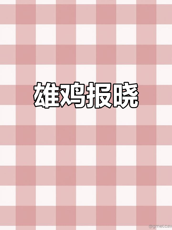 雄鸡报晓,象征着坚守与突破的智慧