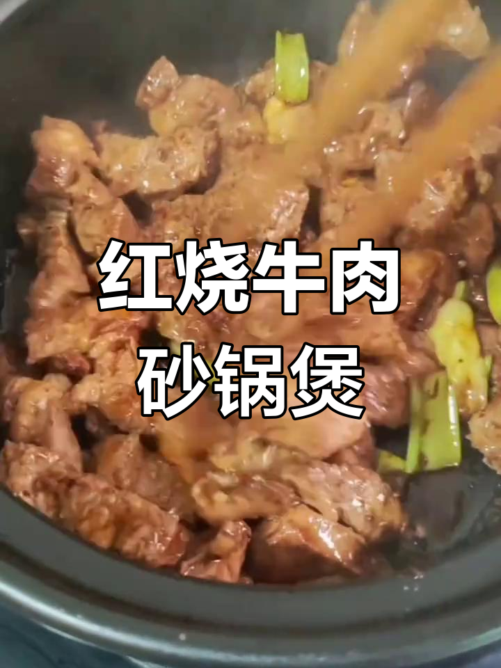 砂锅红烧牛肉炖豆腐,做法超简单,味道堪比五星酒店