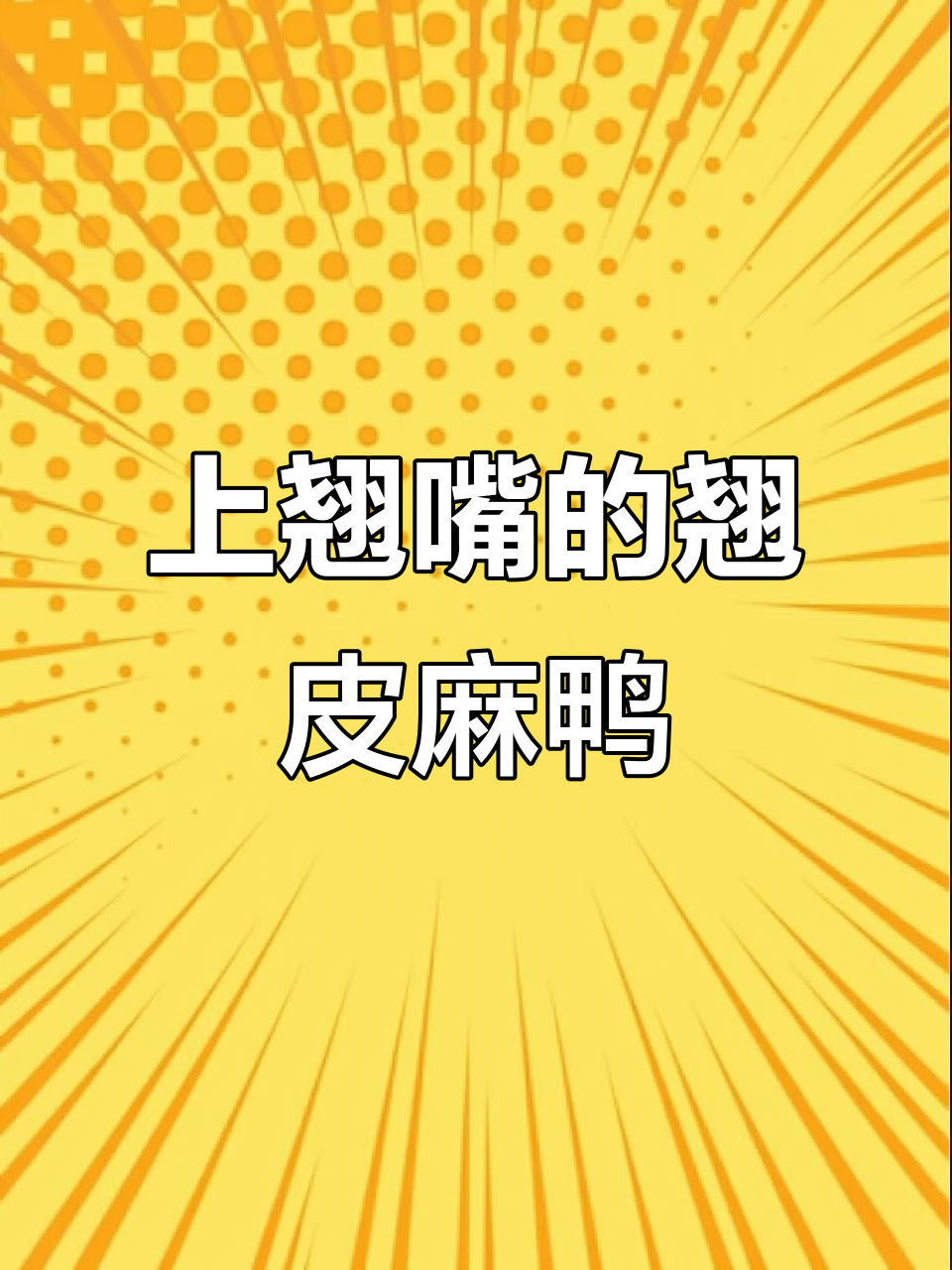 翘鼻麻鸭:嘴巴上翘的大型白鸭