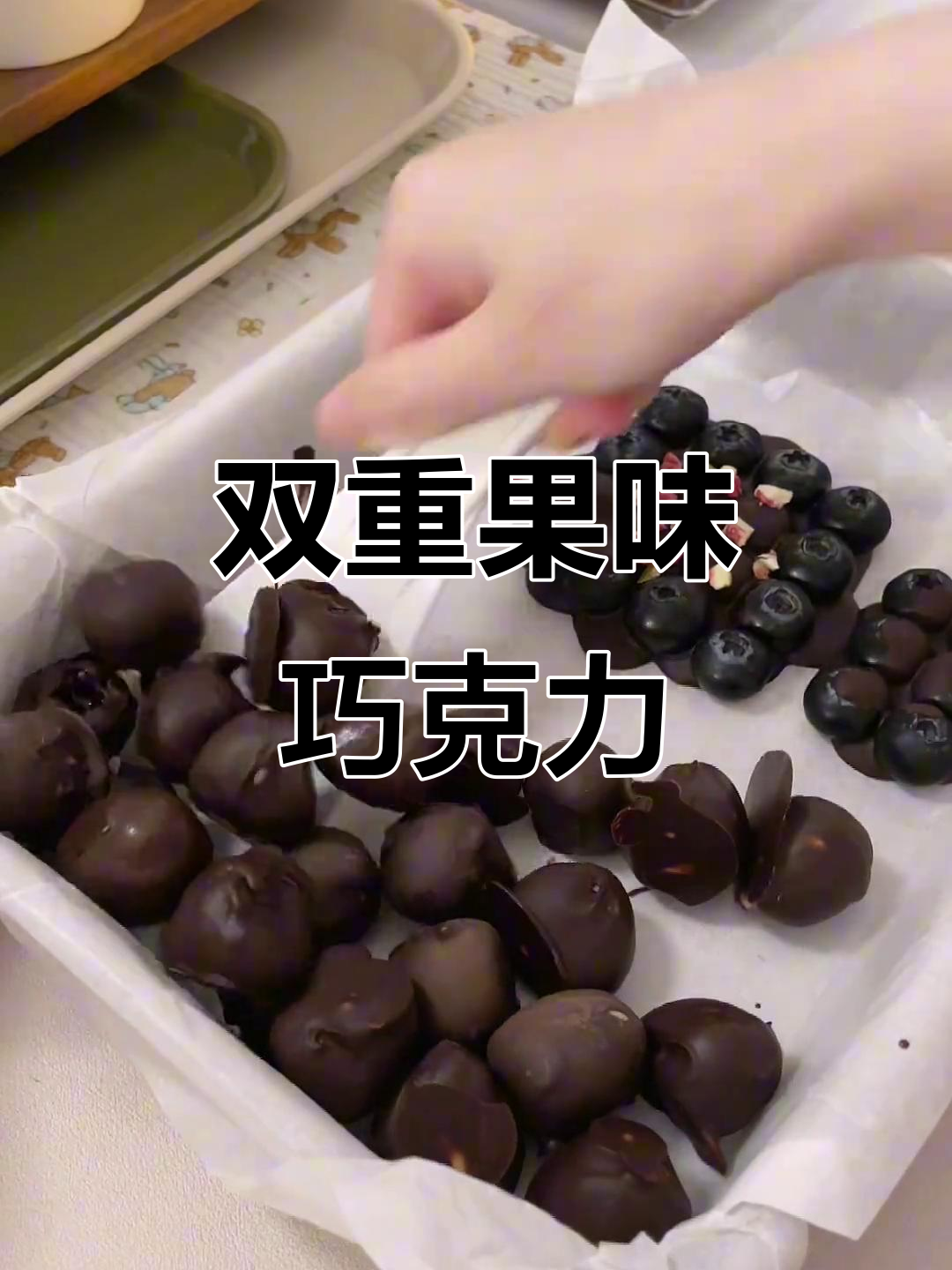 双重树莓与蓝莓巧克力大板,口感超乎想象!