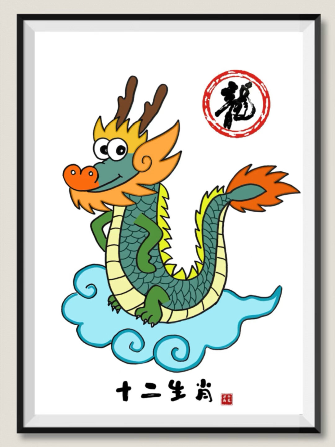 生肖龙简笔画