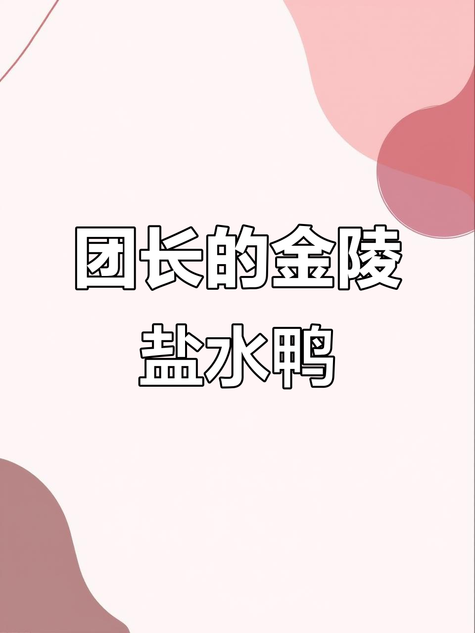 金陵饭店盐水鸭,团长带你一尝美味