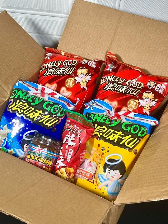 这俩搭配没的说!还得是你俩浪味仙×虎邦!