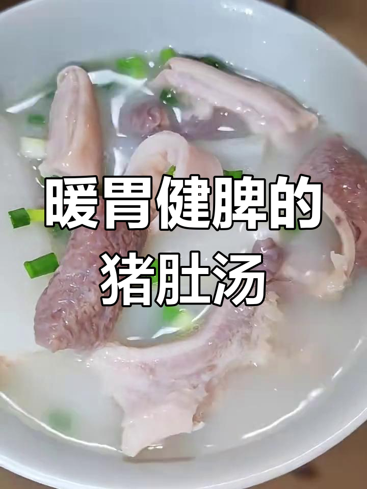 冬季暖心汤,萝卜猪肚汤鲜美不腻