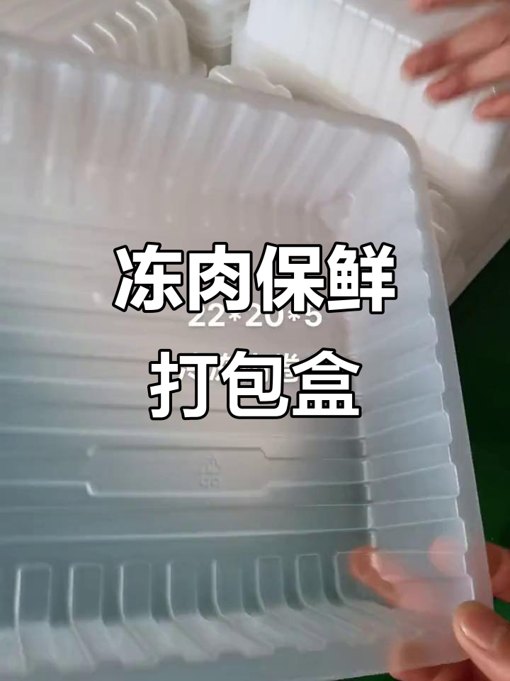 冷冻食品锁鲜盒，20x5cm牛肉羊肉卷专用包装